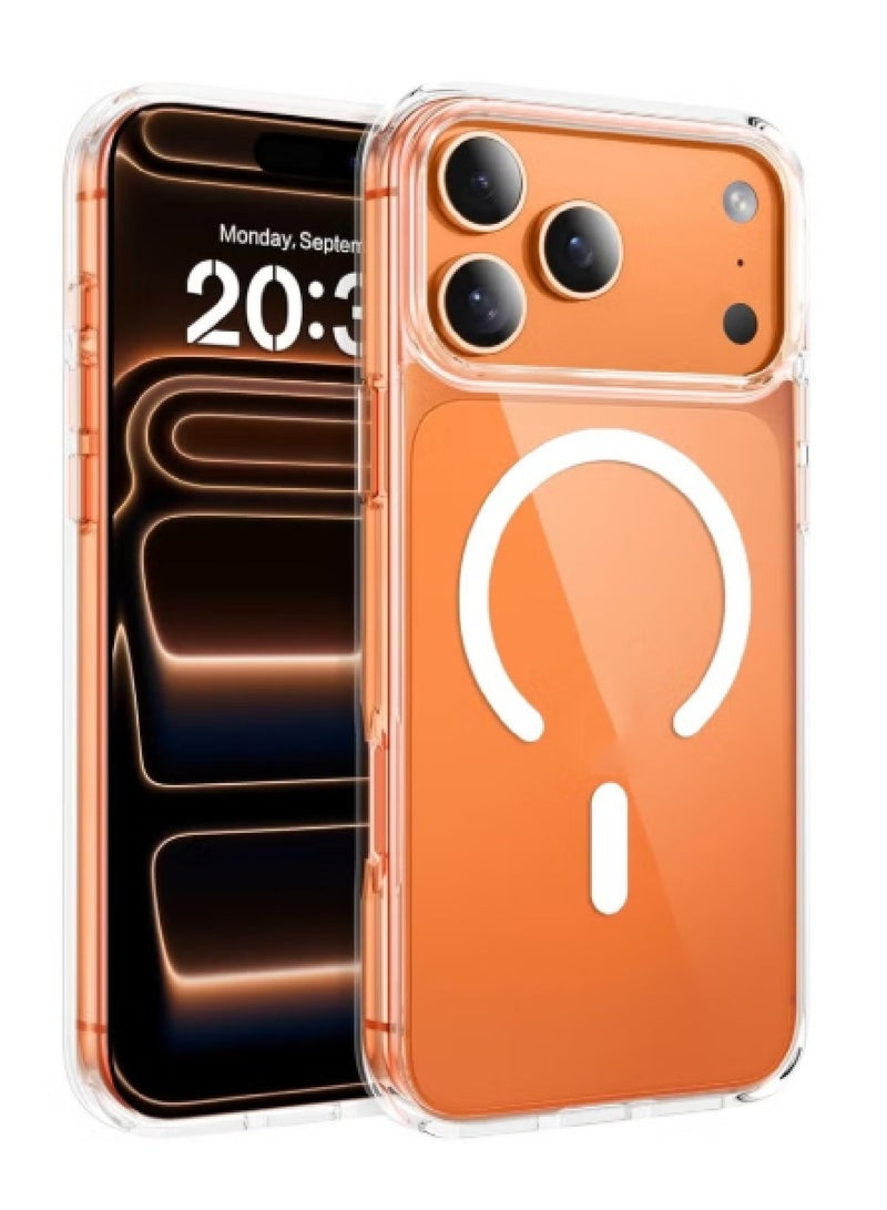 MOBM For Apple iPhone 17 Pro Max 6.9 Protection – MagSafe Clear Case - Clear & Privacy Screen Protector - Aluminum & Glass Camera Lens Protector - Image 2